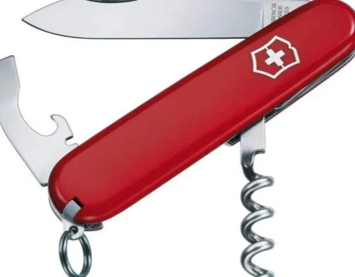Outils De Coupe-Victorinox couteau de poche SwissArmy Waiter - 9 fonctions - Rouge