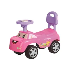 Vélo Et Conduite-DDD Toys Voiture de promenade rose avec musique