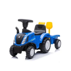 Vélo Et Conduite-DDD Toys Voiture de promenade tracteur bleu