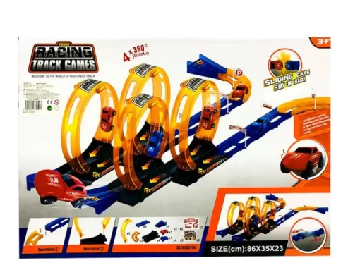 Véhicules-DDD Toys Voitures de course avec boucle