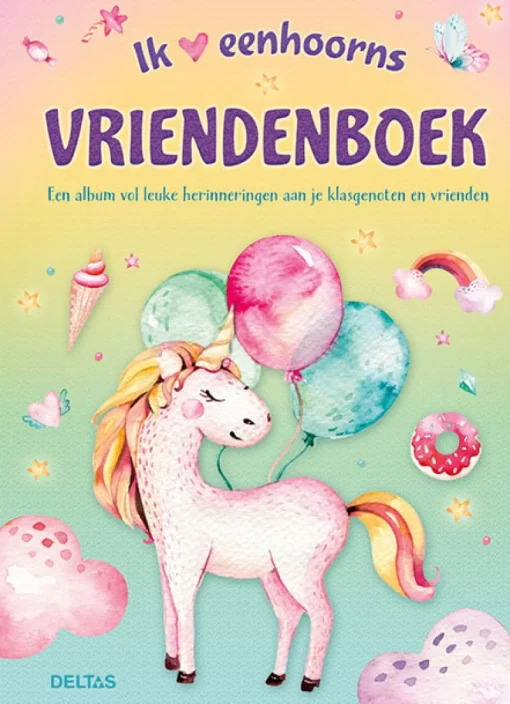 Livres D'amis En Journals Intimes-Deltas Vriendenboek eenhoorn