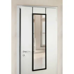 Miroirs-Wenko Arcadia Miroir de porte 120x30 cm - Noir