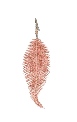 Décoration De Sapin-DDD 6x épingle avec plume rose or